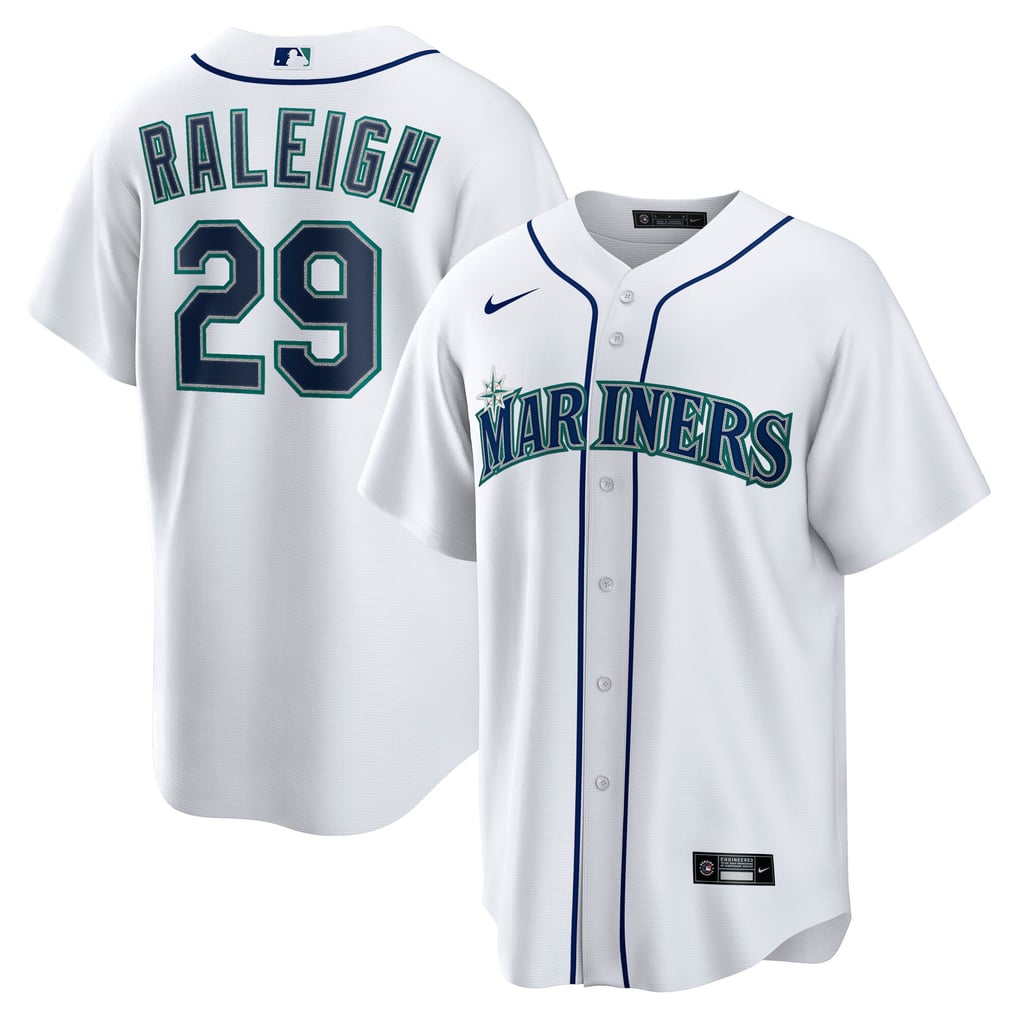 Seattle Mariners Cal Raleigh home jersey — a top 2026 Christmas gift